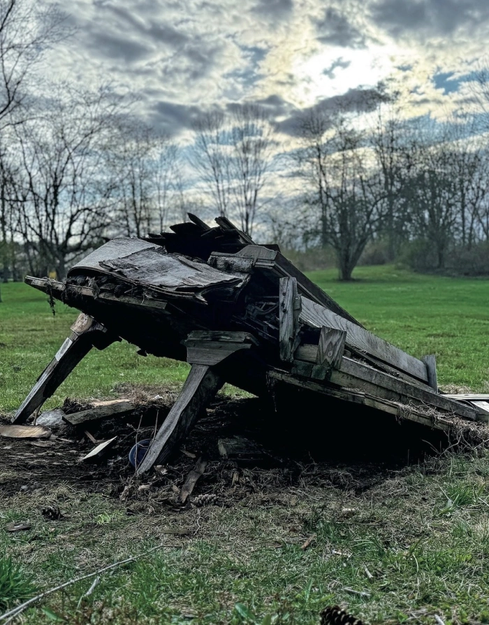 風化したピアノ